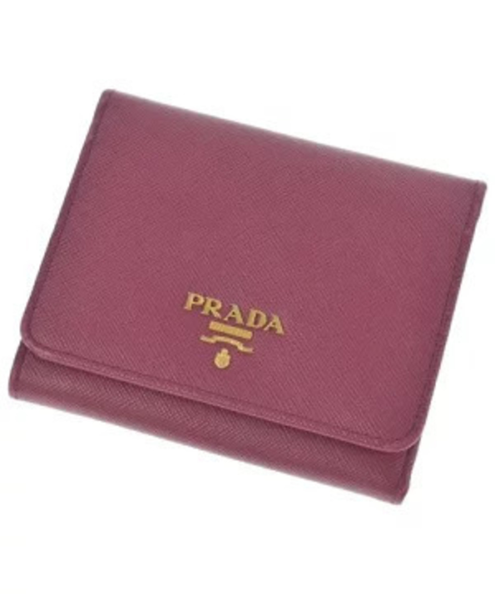 Prada Wallet coin case Wallet Pink